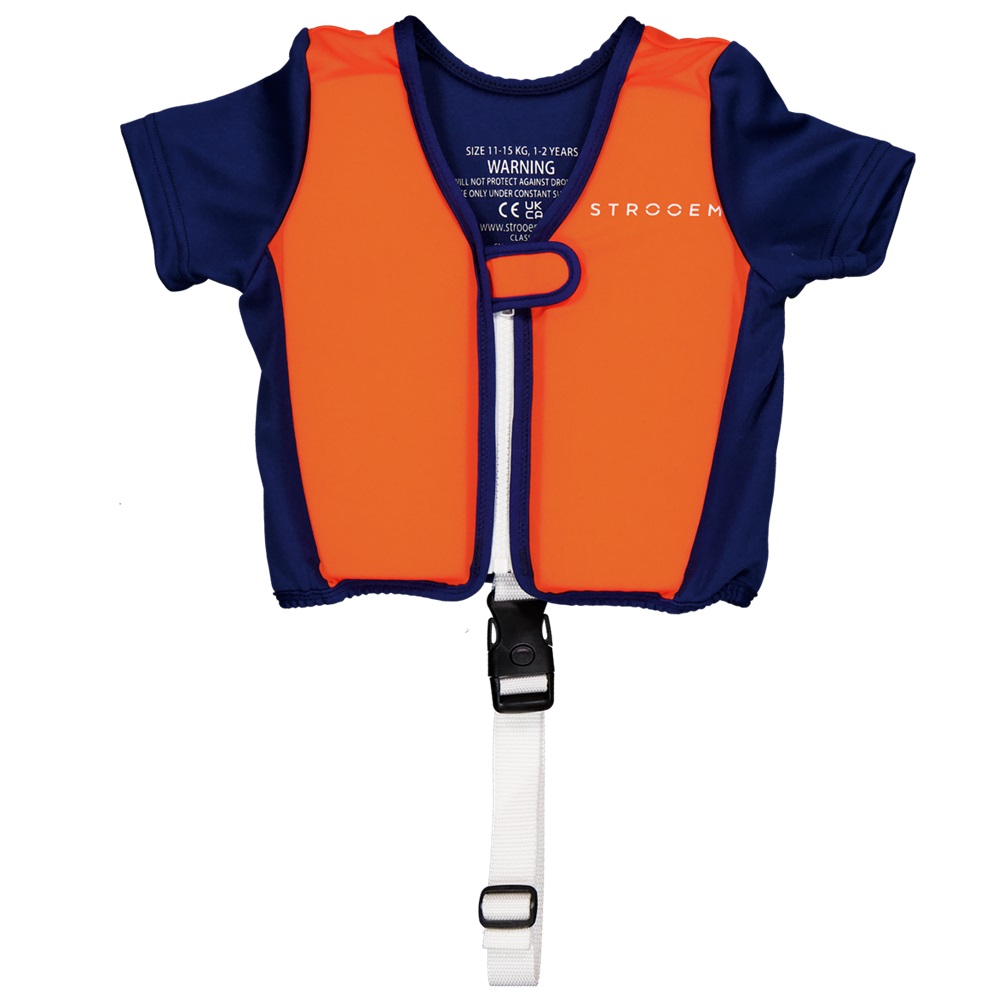 Svømmevest til børn Strooem Navy & Orange