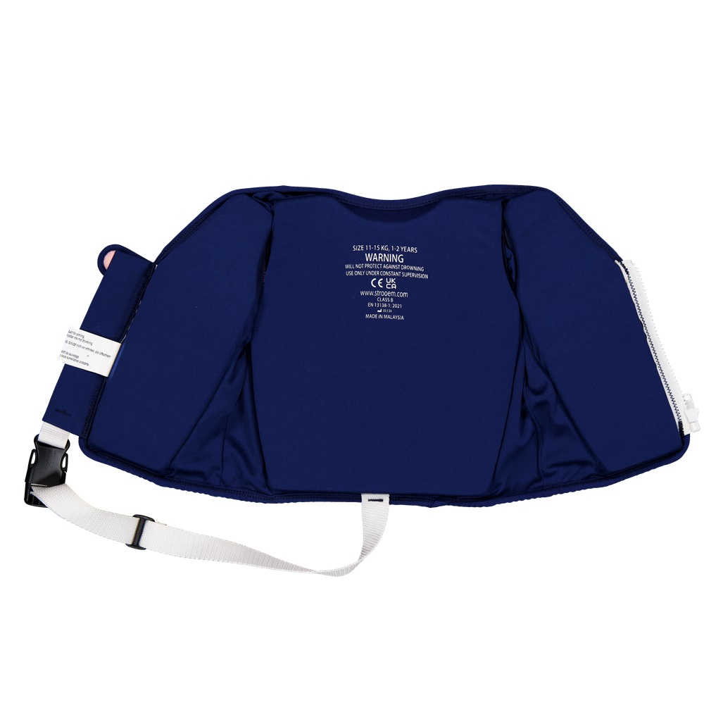 Svømmevest til børn Strooem Navy & Orange
