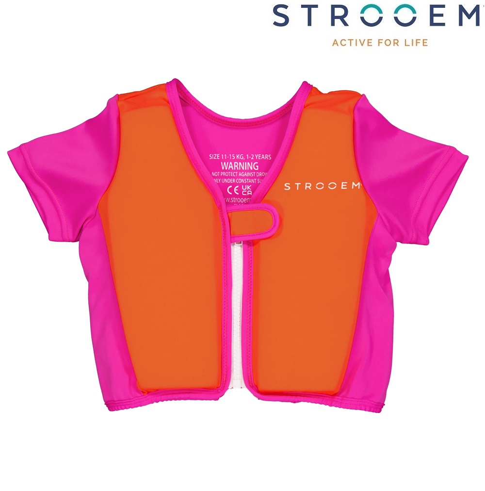 Svømmevest til børn Strooem Pink & Orange