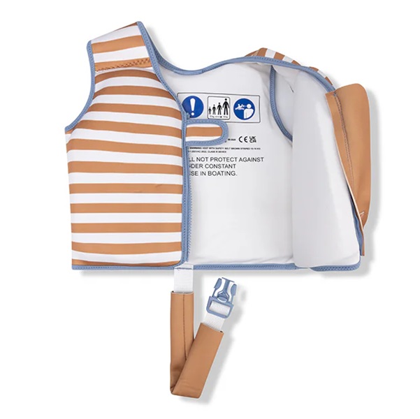 Svømmevest til børn Swim Essentials Brown Stripes