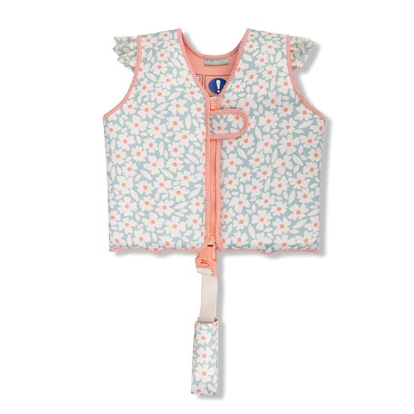 Svømmevest til børn Swim Essentials Green Flowers