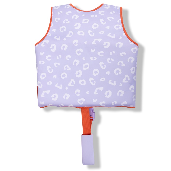 Svømmevest til børn Swim Essentials Lilac Leopard