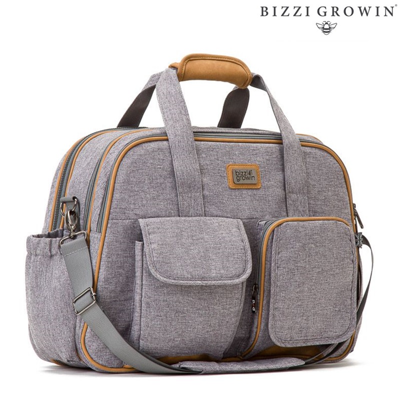 Pusletaske og rejseseng - Bizzi Growin POD Windsor Grey