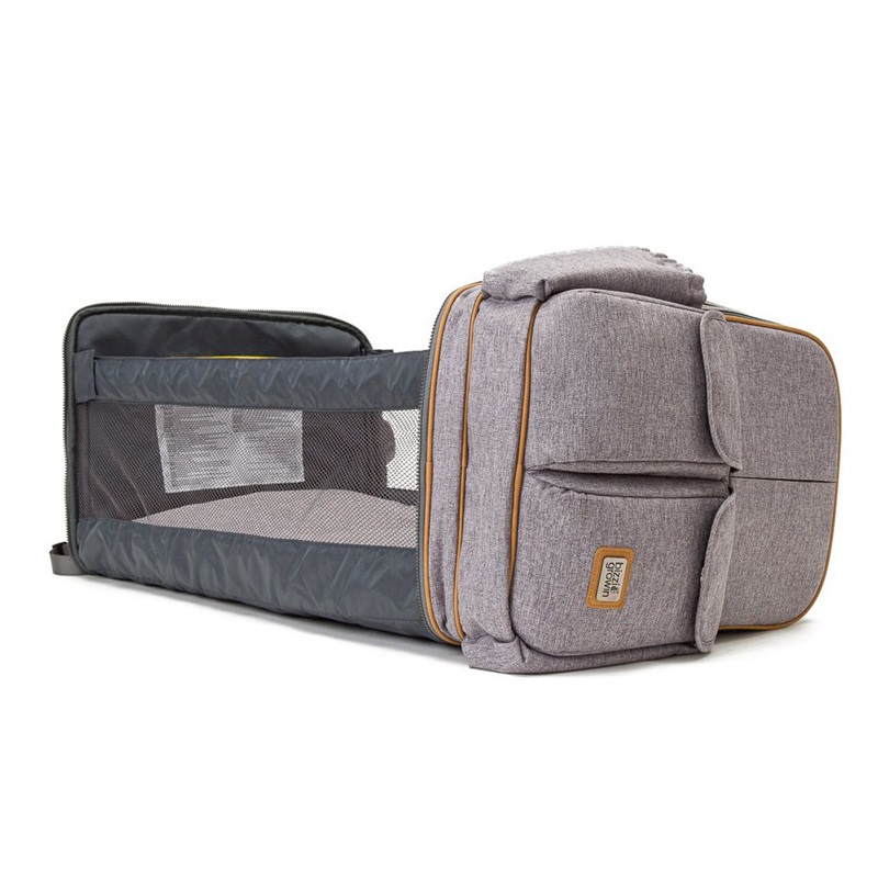 Pusletaske og rejseseng - Bizzi Growin RucPOD Windsor Grey