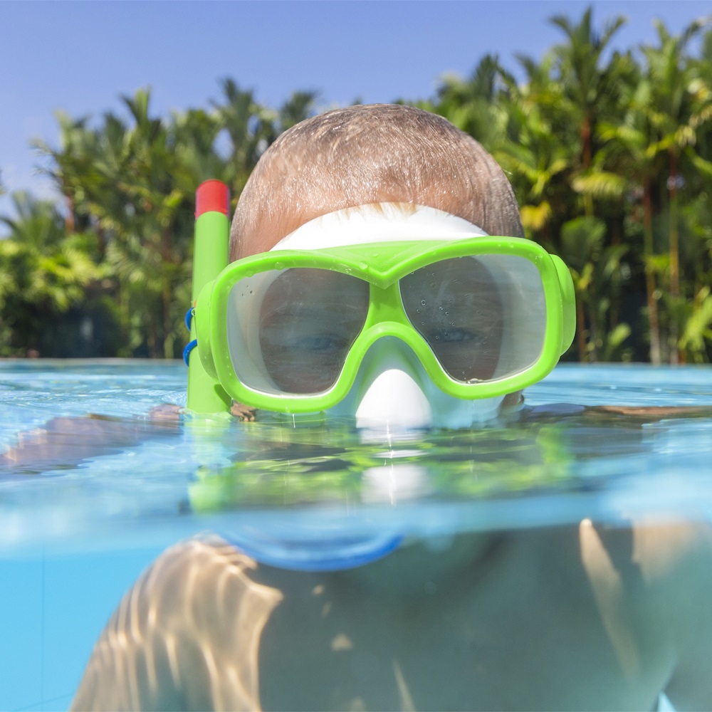 Snorkelsæt til børn – Bestway Burst Essential Green