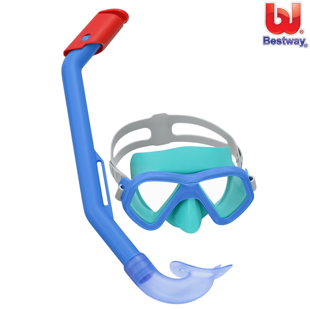 Svømmemask og snorkler til børn Bestway Dominator Blue