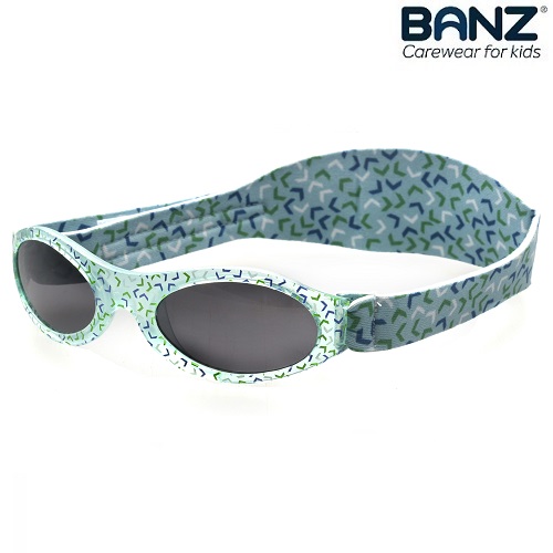 Solbriller til baby BabyBanz Green Confetti