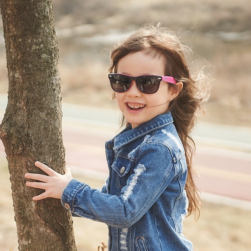 Solbriller børn JBanz Dual Black & Pink | Køb til god pris på Smalltraveller.dk