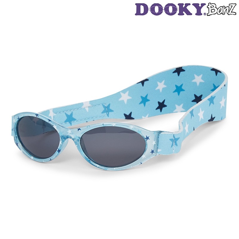 Solbriller til børn DookyBanz Blue Stars
