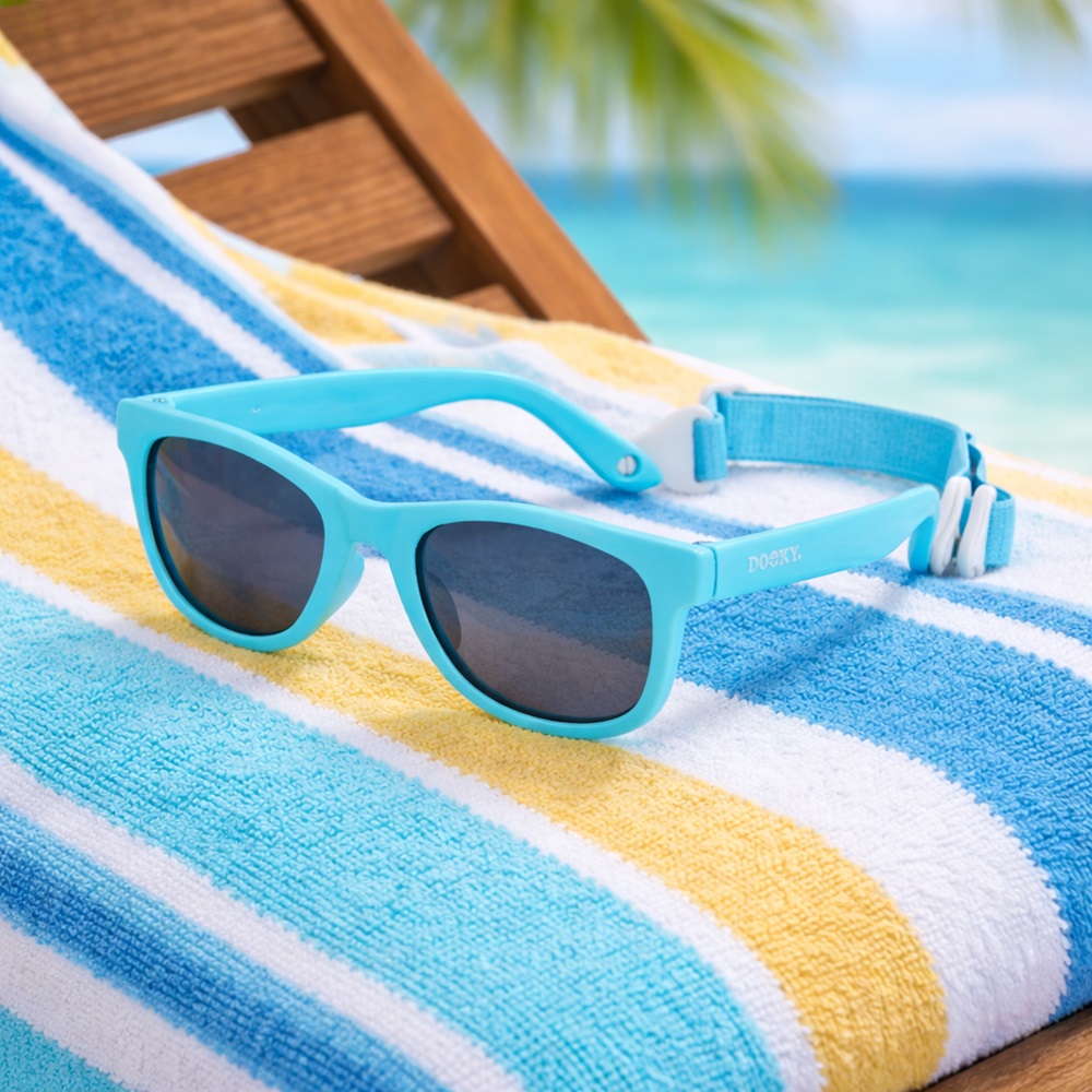 Solbriller til babyer – Dooky Santorini Aqua