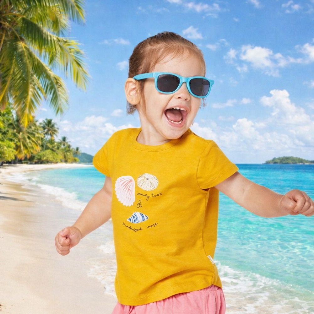 Solbriller til babyer – Dooky Santorini Aqua