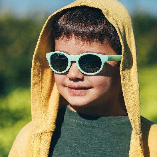 Solbriller til børn Koolsun Boston Green Ash