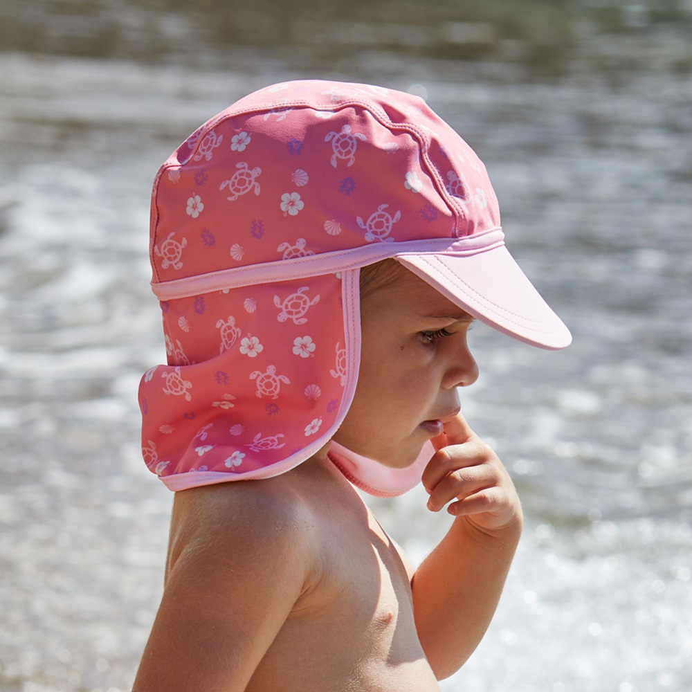 Solhat til børn Playshoes Hawaii Coral UV kasket