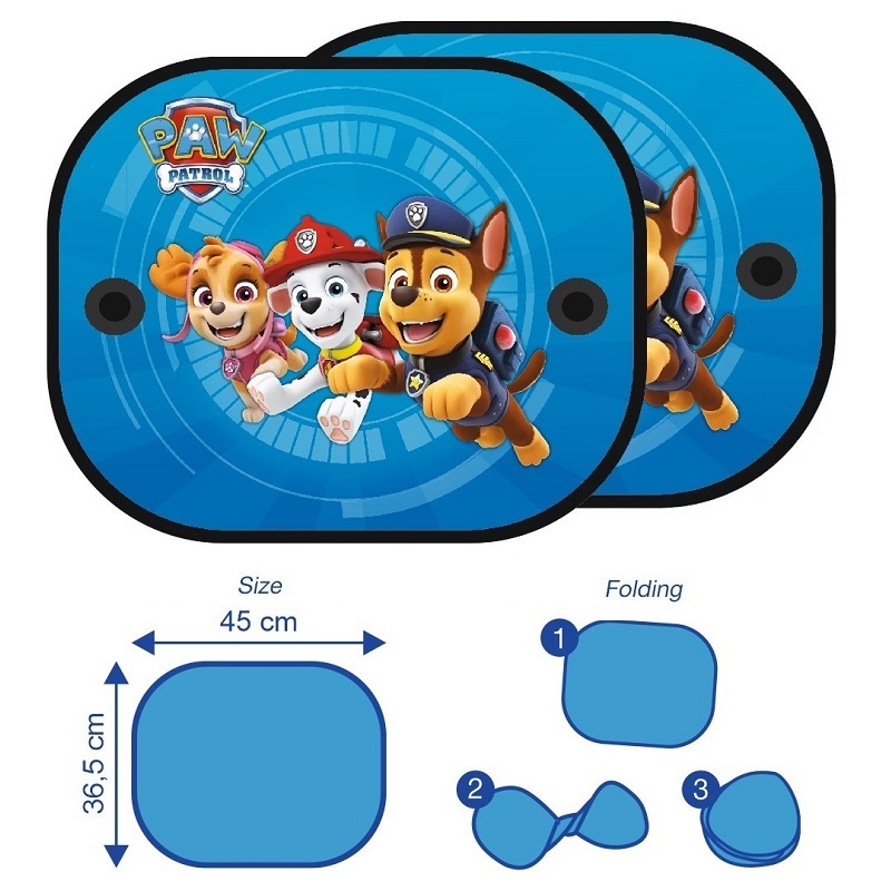 Solskærm til bil Paw Patrol Blue