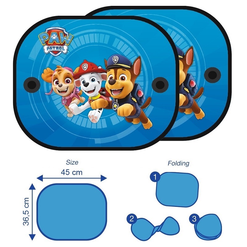 Solskærm til bil - Paw Patrol Blue