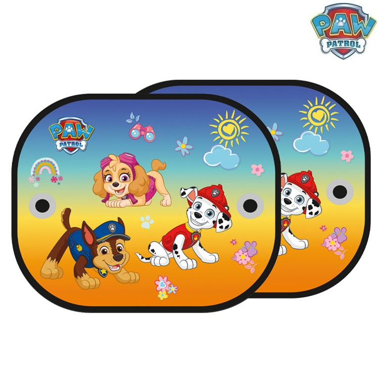 Solskærm til bil Paw Patrol Yellow