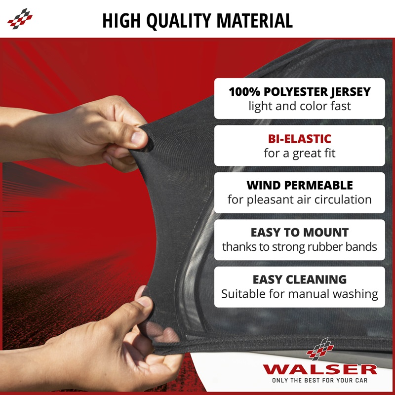 Solafskærmning til bil Walser Window Socks Premium