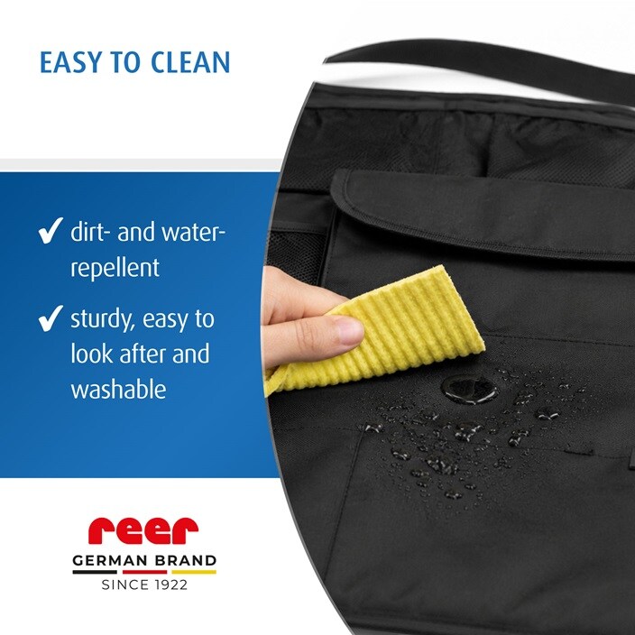 Organizer til bagsæde - Reer TravelKid Tidy Black