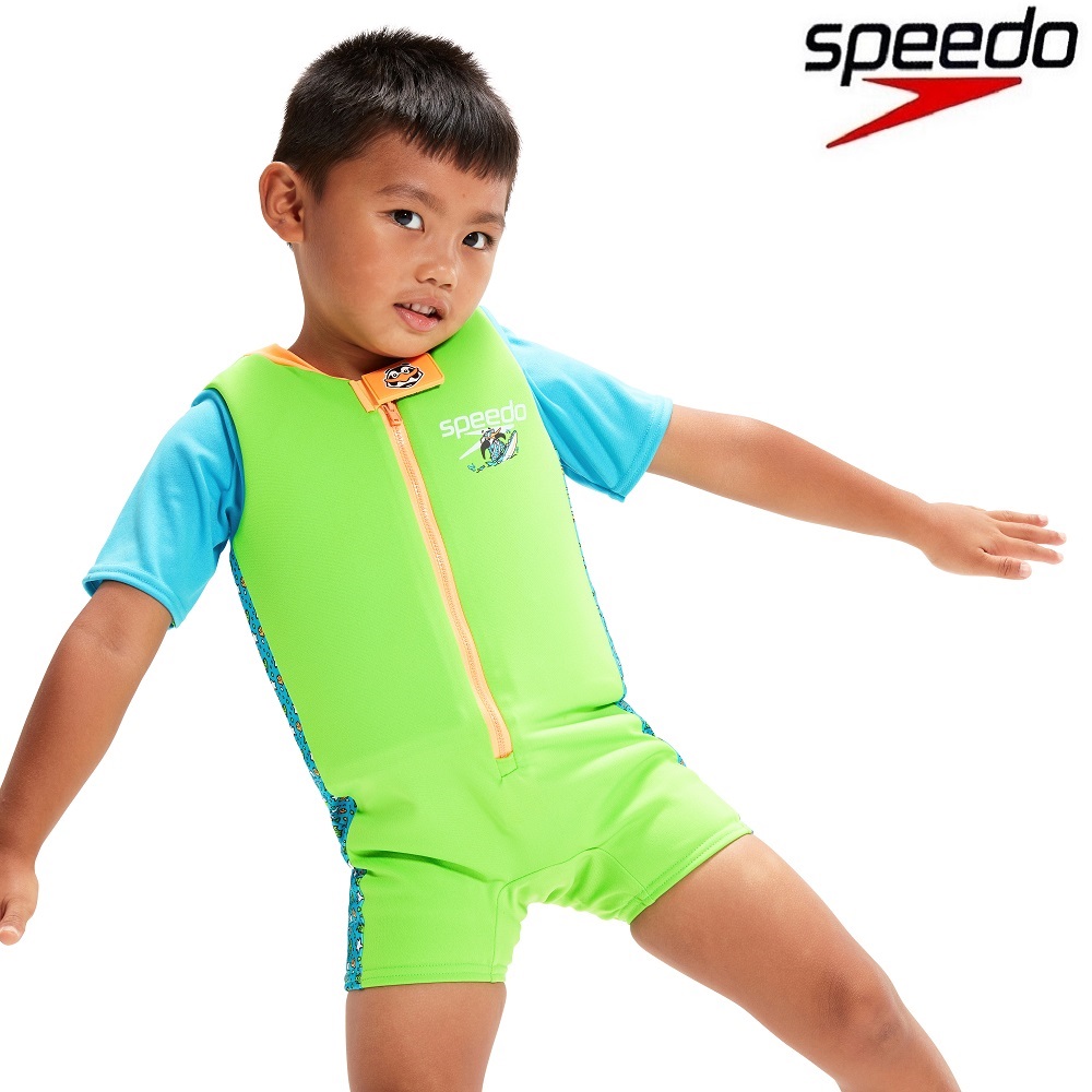Float Suit til børn - Speedo Fluro Green