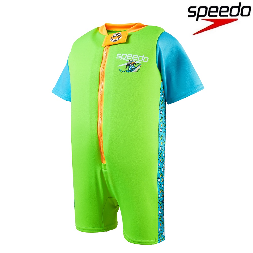 Speedo Float Suit Fluro Green