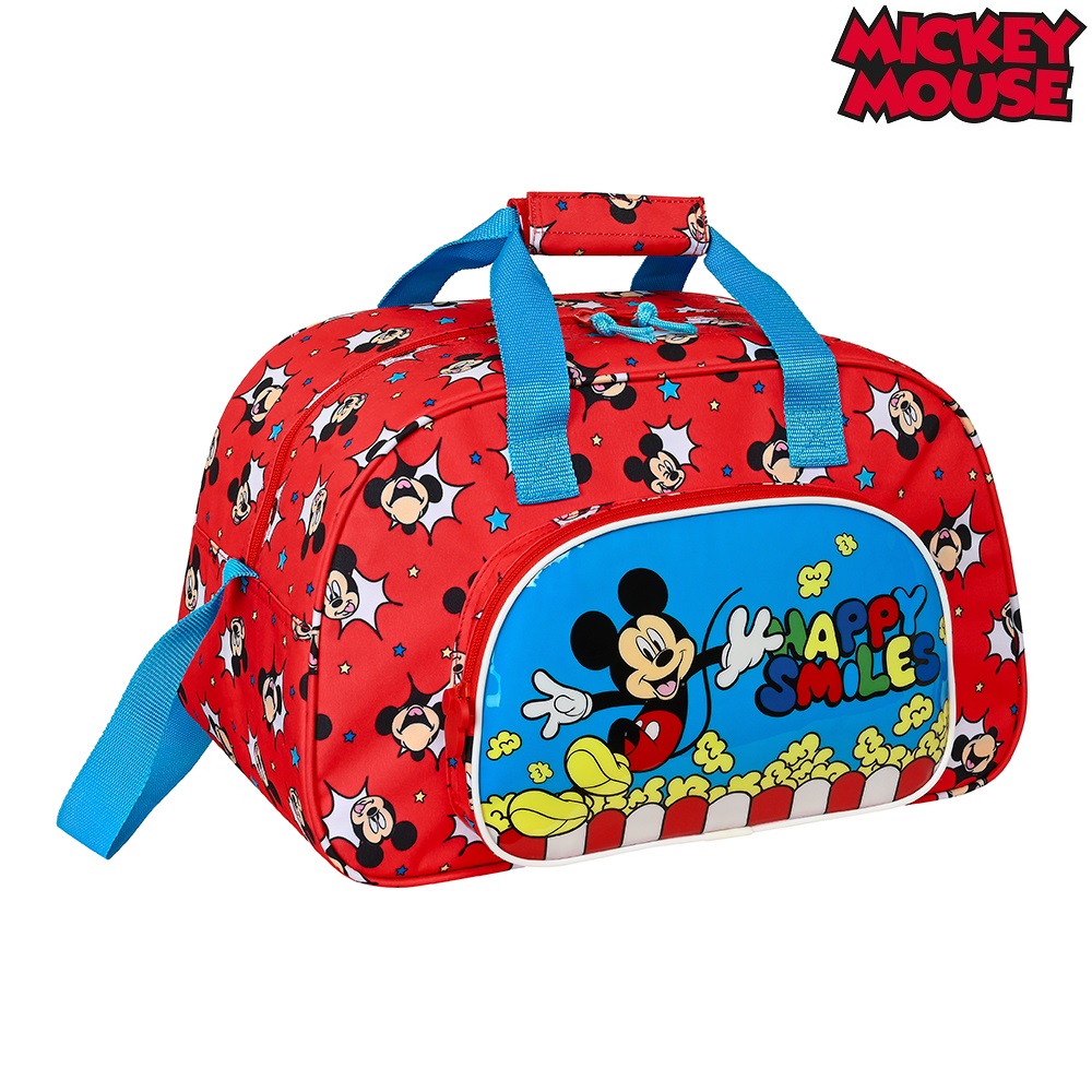 Rejsetaske og sportstaske til børn Mickey Mouse Happy Smile