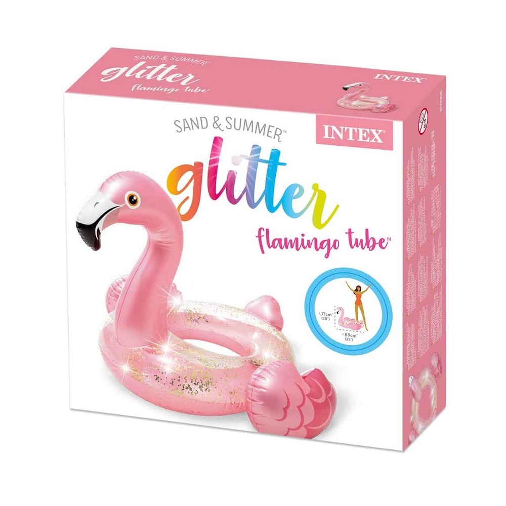 Badedyr Intex Flamingo badering