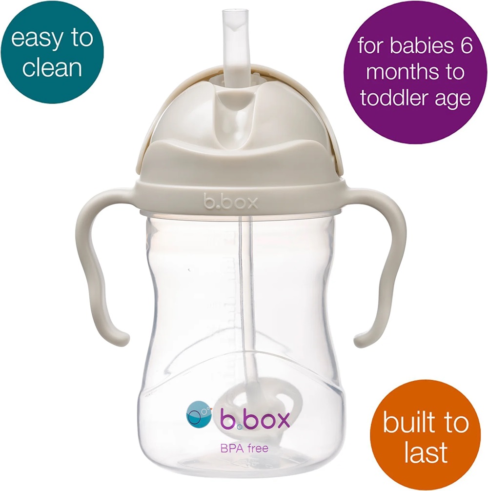 Drikkedunk til børn med sugerør B.Box Sippy Cup Latte