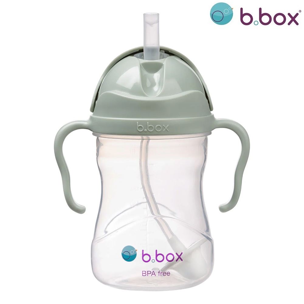 Drikkedunk til børn med sugerør B.Box Sippy Cup Sage