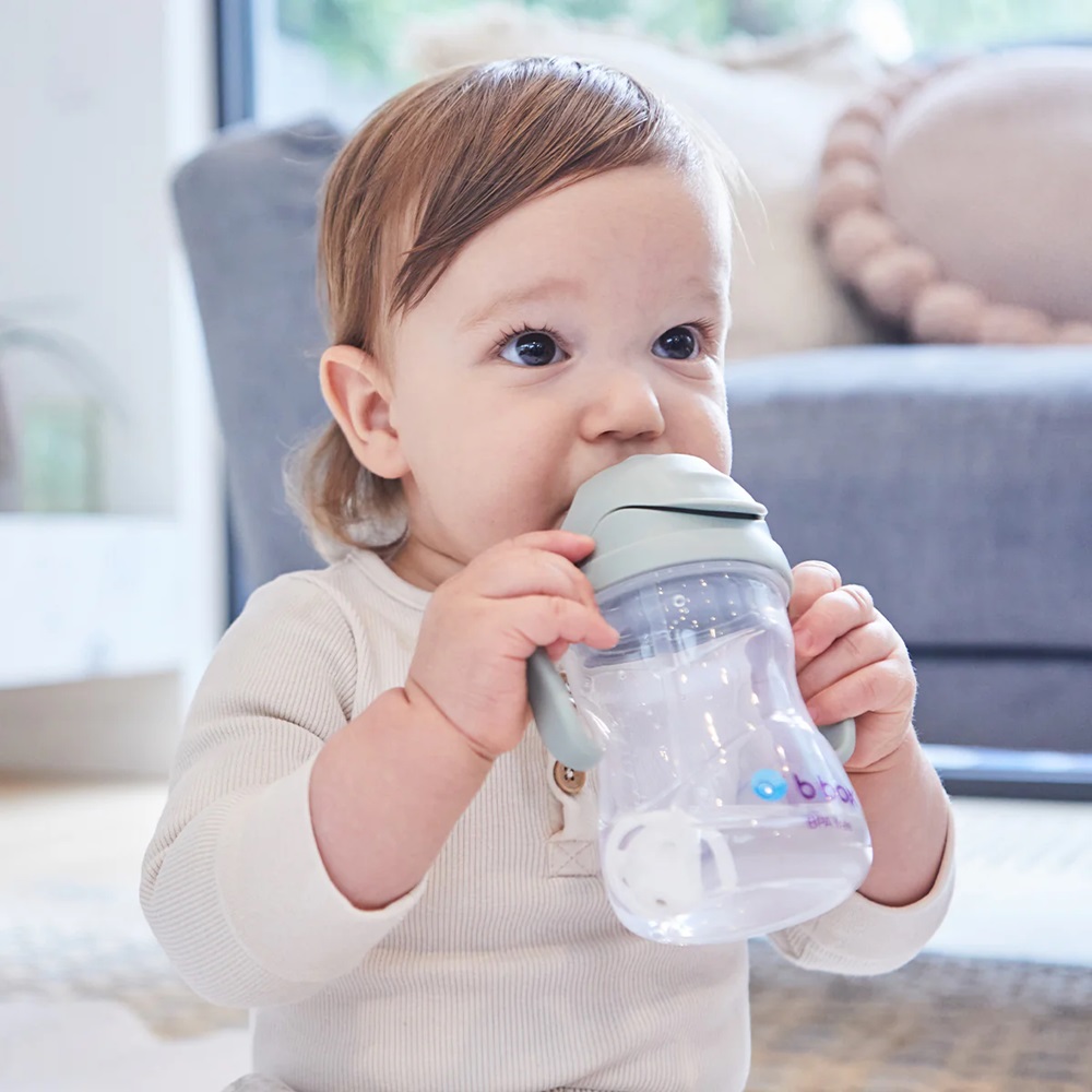 Drikkedunk til børn med sugerør B.Box Sippy Cup Sage
