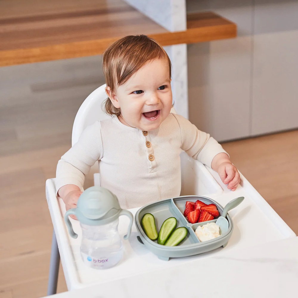 Drikkedunk til børn med sugerør B.Box Sippy Cup Sage