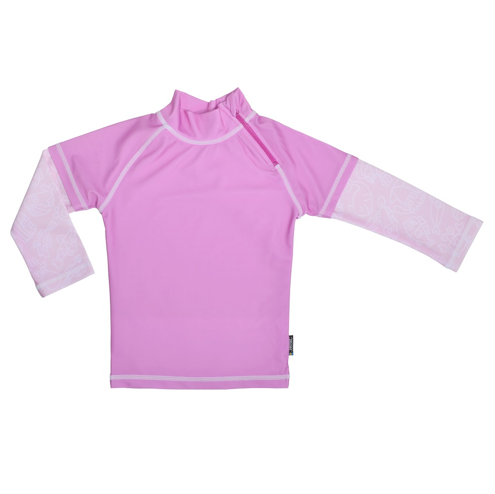 UV-Sæt (trøje, shorts og solhat) - Swimpy Pink Ocean
