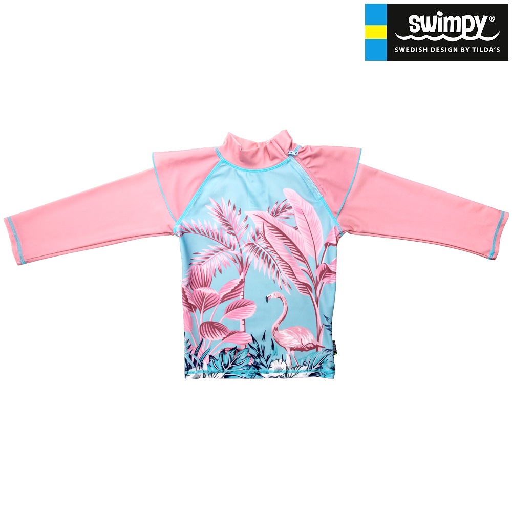 UV-trøje UV-shorts til børn (sæt) Swimpy Flamingo |