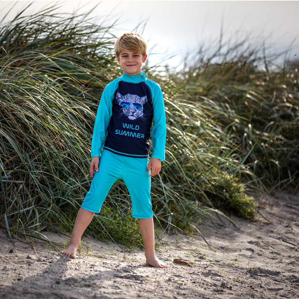 UV-trøje og UV-shorts til børn (sæt) Swimpy Wild Summer