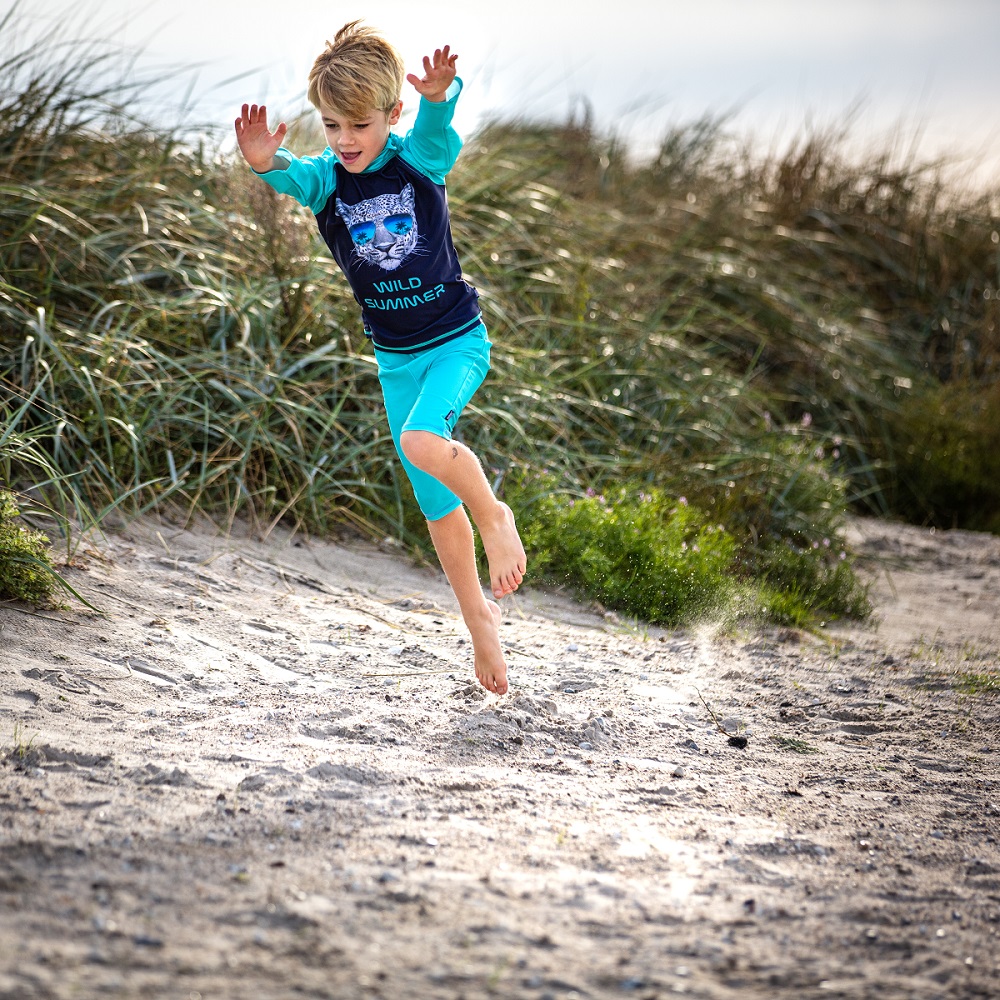UV-trøje og UV-shorts til børn (sæt) Swimpy Wild Summer