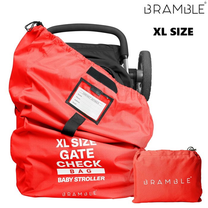 Transporttaske til barnevogn - Bramble Pram Bag XL Red