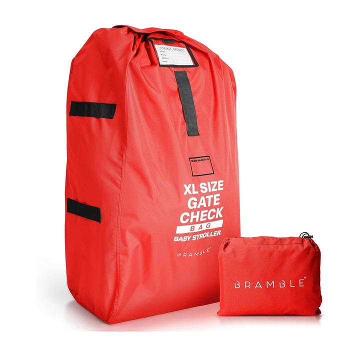 Transporttaske til barnevogn - Bramble Pram Bag XL Red
