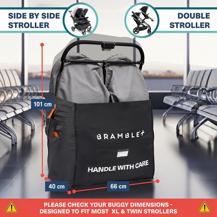 Transporttaske til barnevogn - Bramble XL Stroller Travel Bag