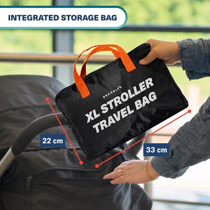 Transporttaske til barnevogn - Bramble XL Stroller Travel Bag