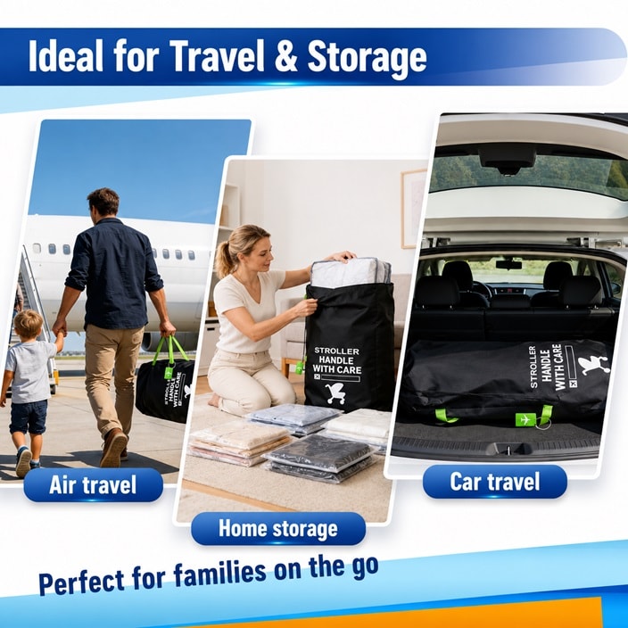 Transporttaske til barnevogn Yeria Gate Check Stroller Transport Bag