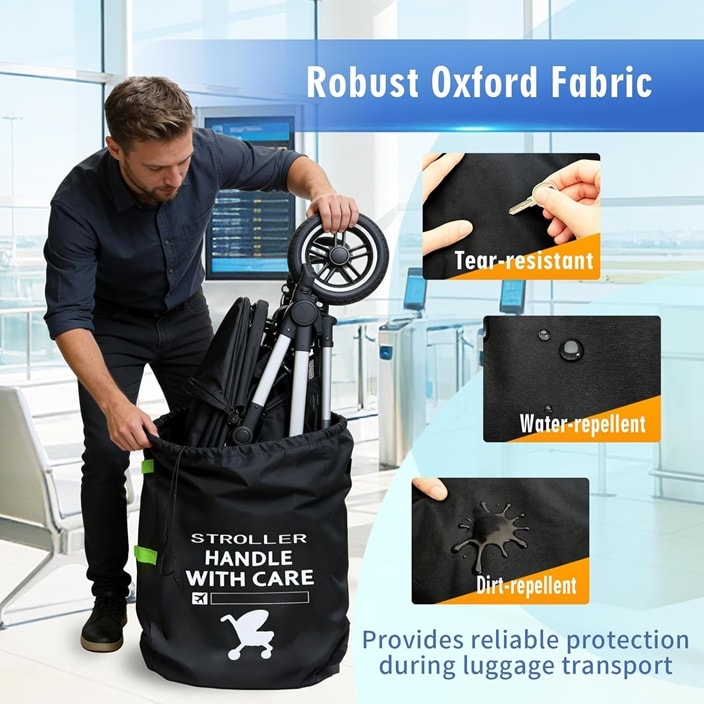 Transporttaske til barnevogn Yeria Gate Check Stroller Transport Bag