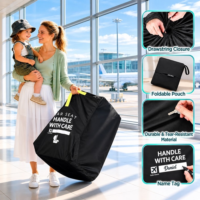Transporttaske til autostol - Guiseapue Car Seat Bag
