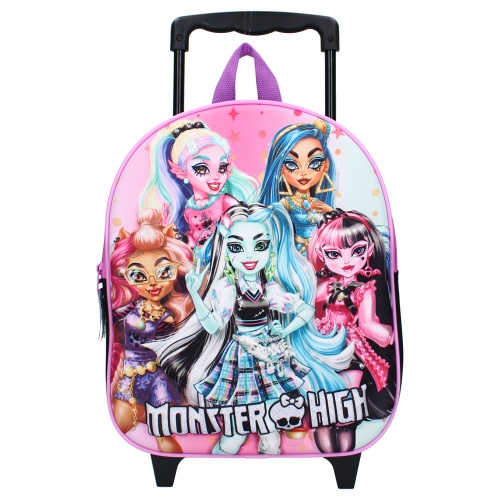 Trolley kuffert til børn Monster High Boo Crew