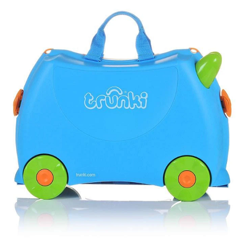 Kuffert til børn Trunki Terrance blå
