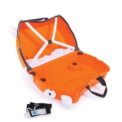 Kuffert til børn Trunki Tiger Tipu orange