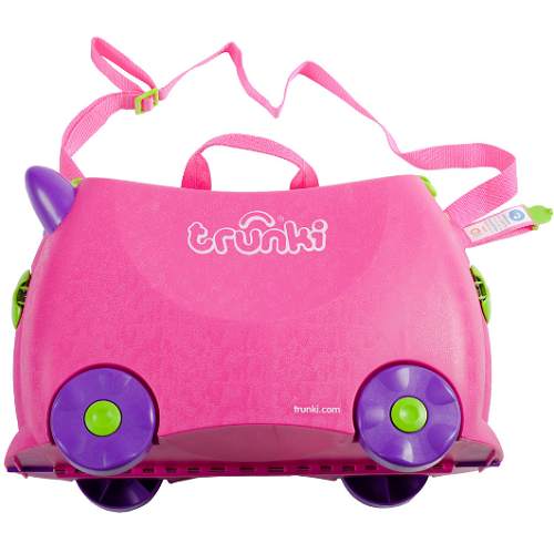 Kuffert til børn Trunki Trixie lyserød
