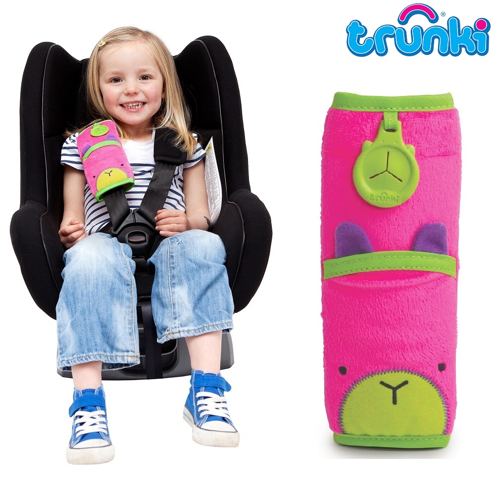 Selebeskytter Trunki Seat Belt Pad Trixie lyserød