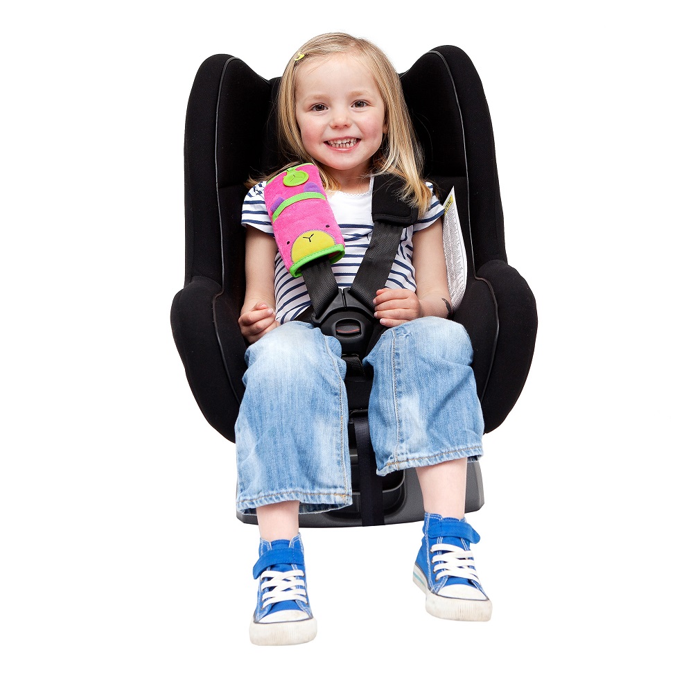 Selebeskytter Trunki Seat Belt Pal Trixie lyserød