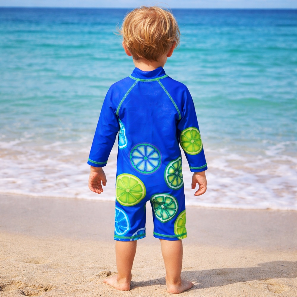 UV-dragt - Swimpy Blue Lemon