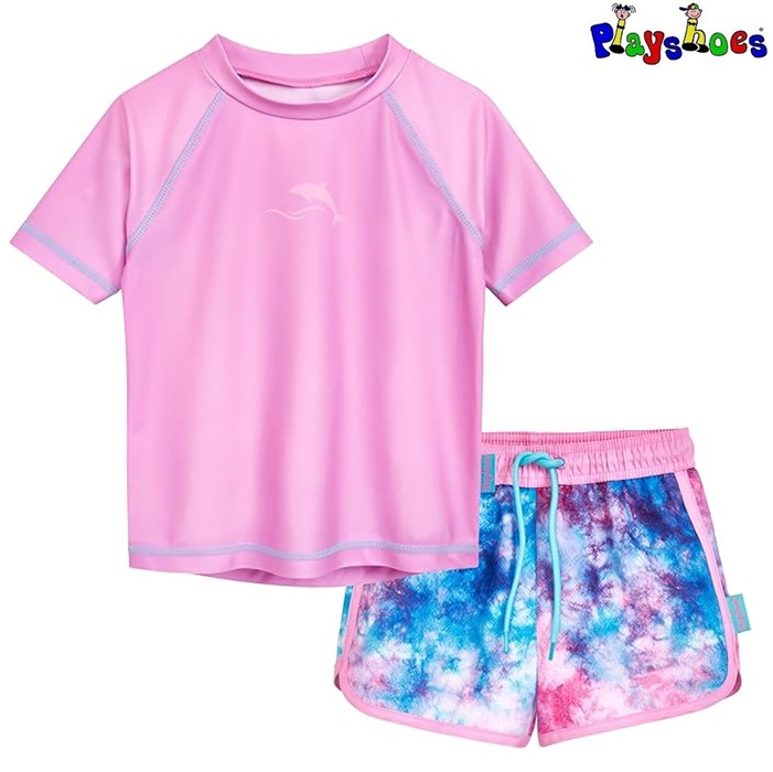 UV badetøj til børn (sæt med trøje og shorts) Playshoes Batik Pink UV badetøj til børn (sæt med trøje og shorts) Playshoes Batik Pink
