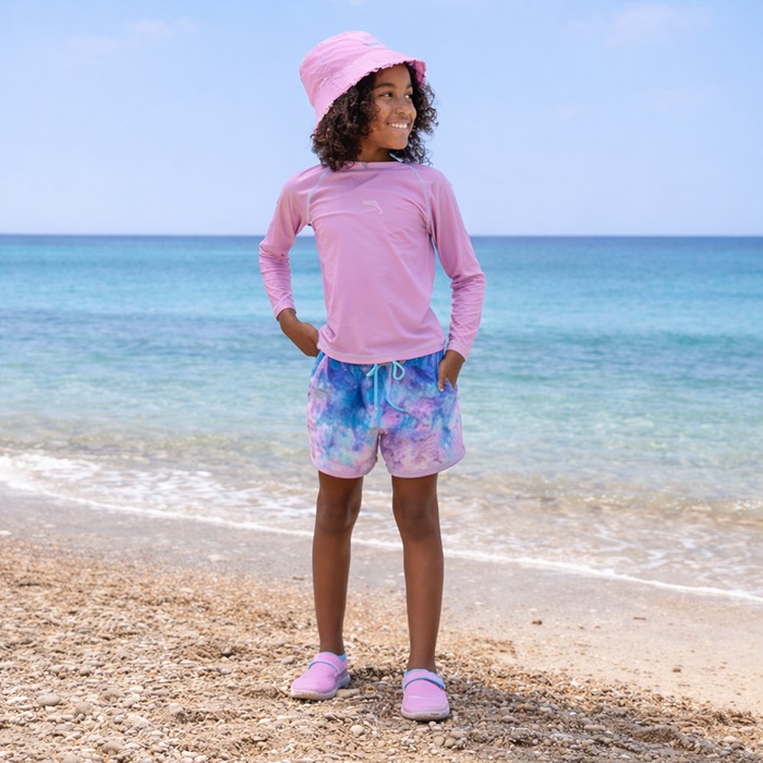 UV badetøj til børn (sæt med trøje og shorts) Playshoes Batik Pink UV badetøj til børn (sæt med trøje og shorts) Playshoes Batik Pink